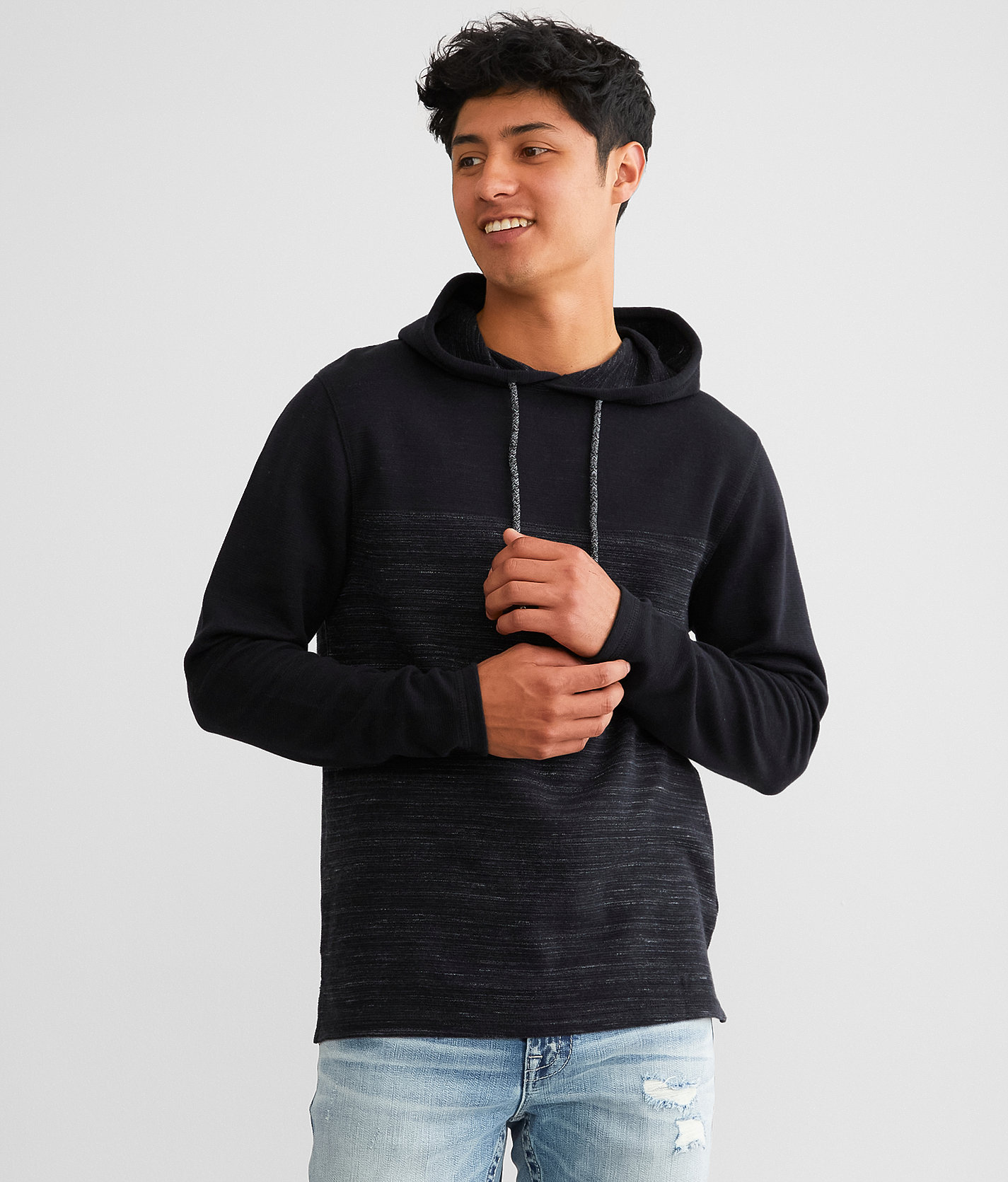 BKE Marled Hoodie - Men's Sweatshirts In Black | Buckle