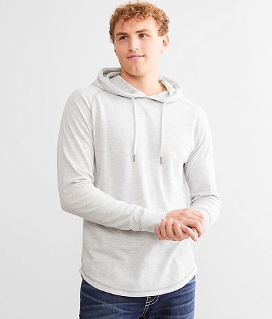 BKE Textured Knit Hoodie front view