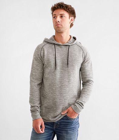 BKE Waffle Knit Hoodie front view