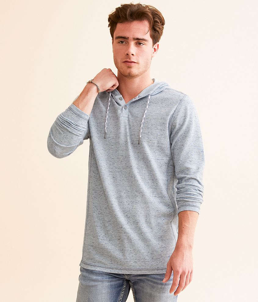 BKE Henley Hoodie front view