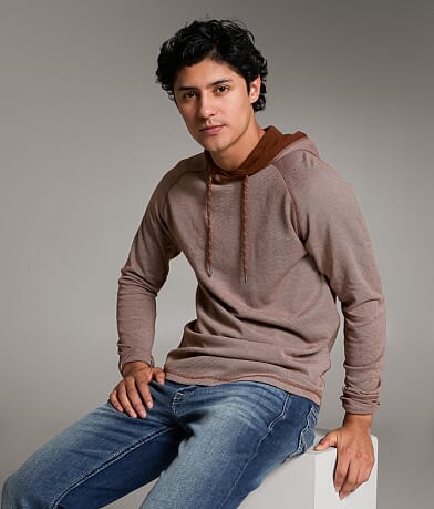 BKE Striped Hoodie front view