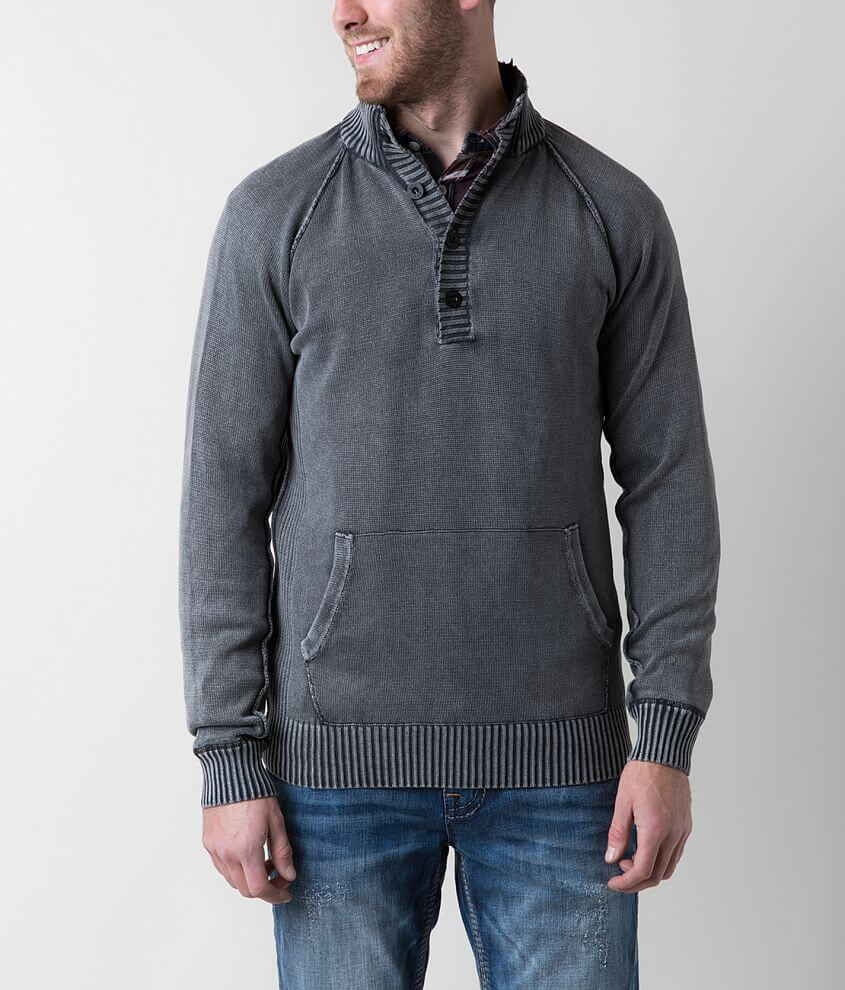 BKE Kennesaw Henley Sweater front view