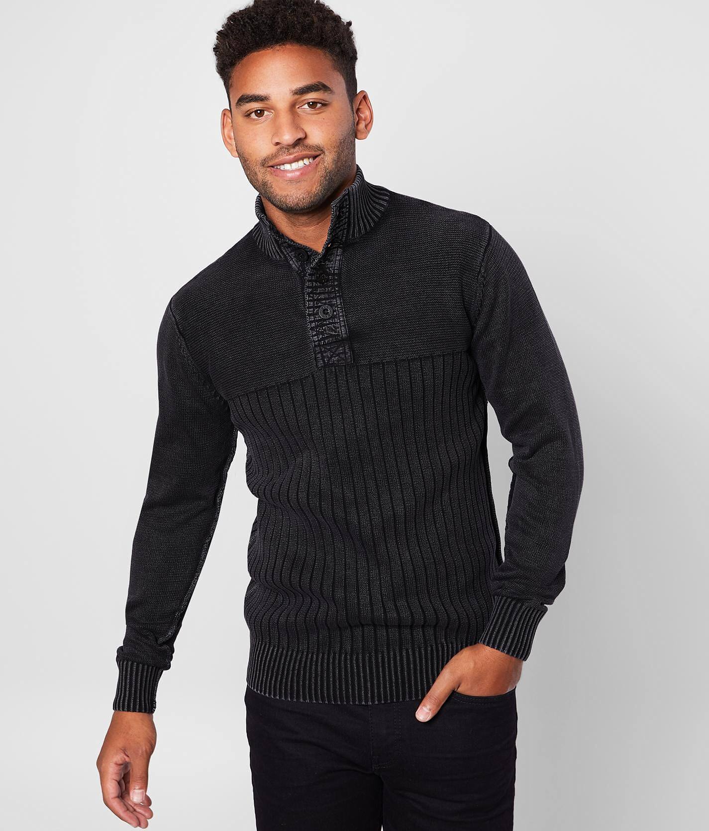 henley sweater mens
