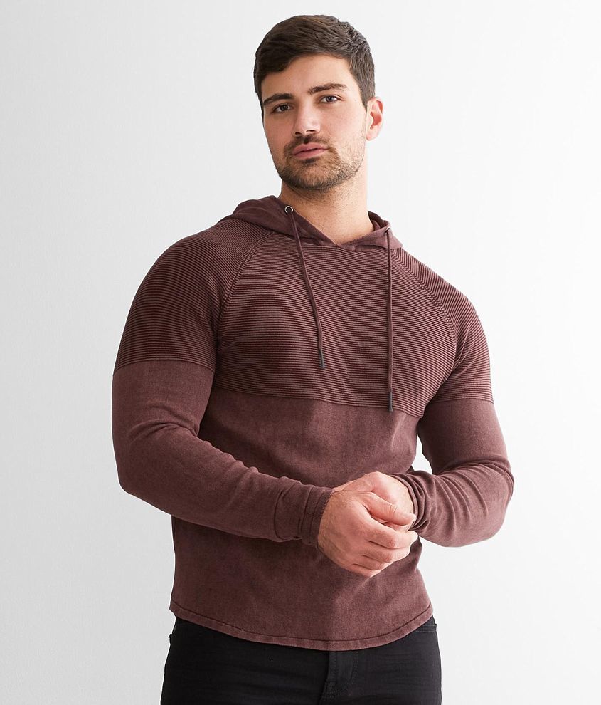 BKE Crossover Hooded Sweater front view