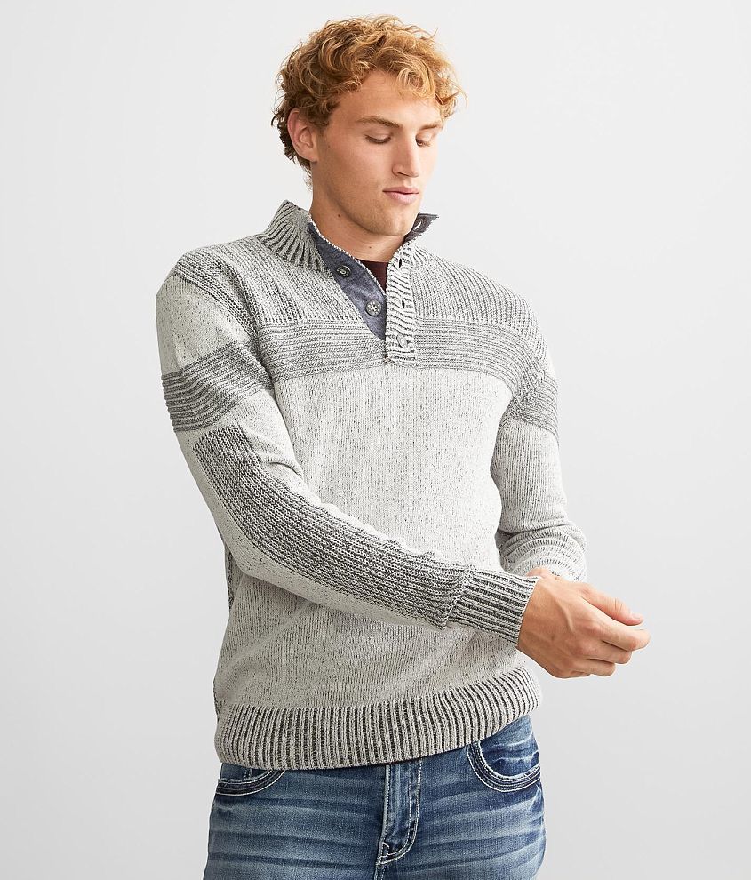 Henley sweater men's best sale