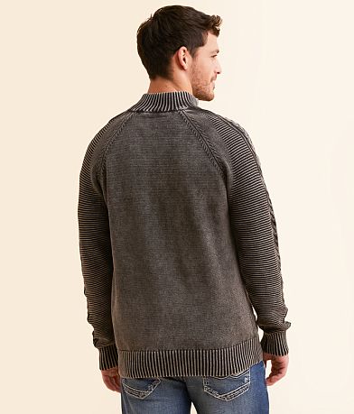 BKE Stonewash Henley Sweater back view