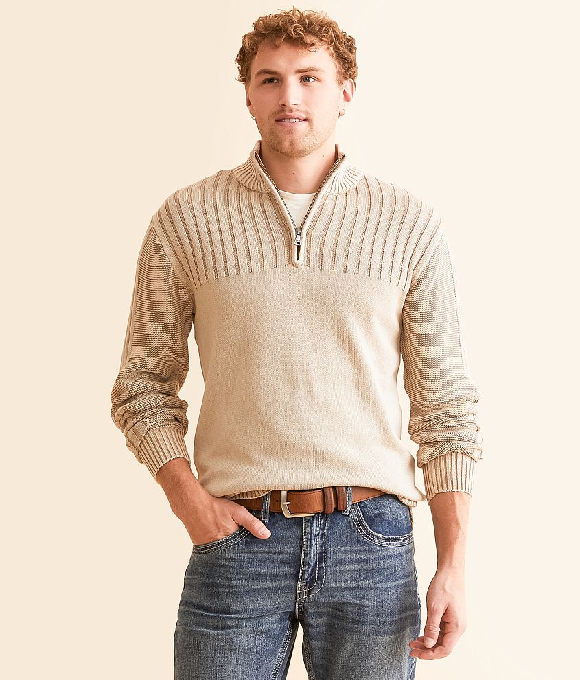 BKE Quarter Zip Sweater front view