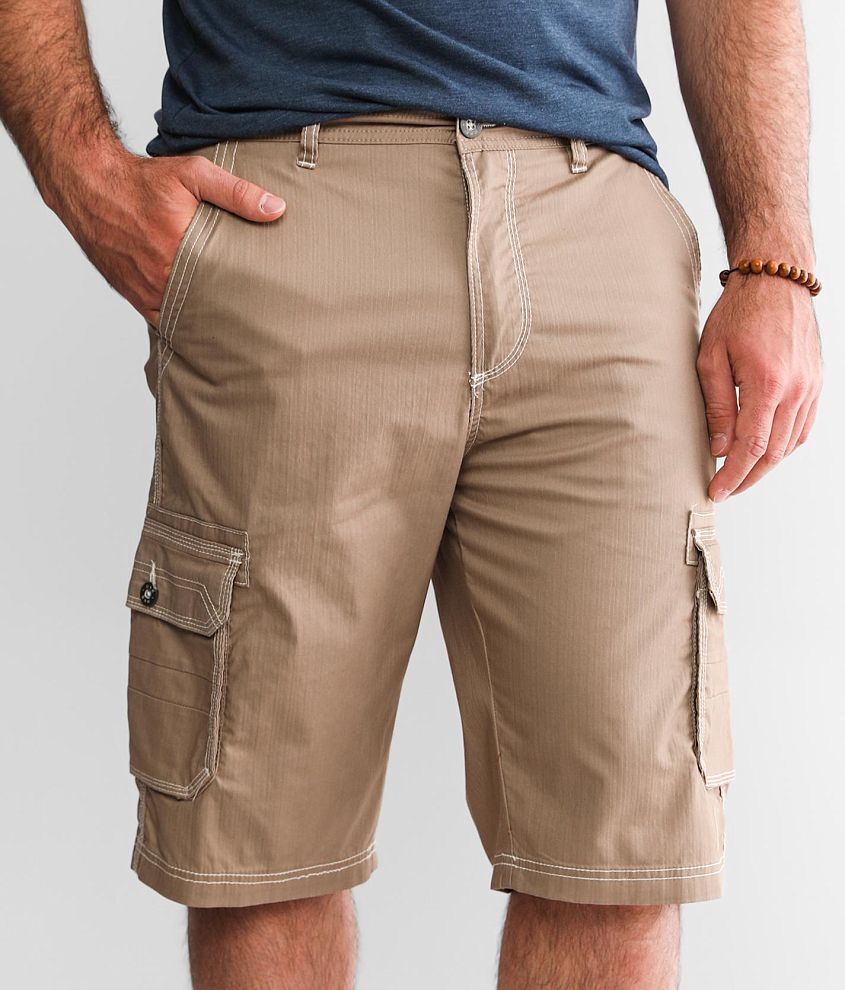 STRETCH SHORTS - taupe brown