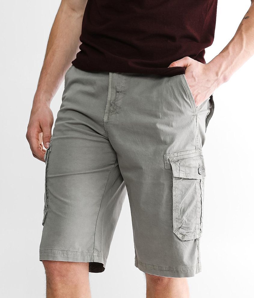 BKE Hugh Cargo Stretch Short - Men's Shorts in SILVER LINING