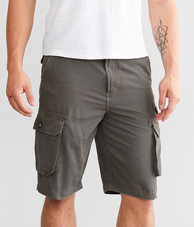 BKE Hugh Cargo Stretch Short - Men's Shorts in SILVER LINING