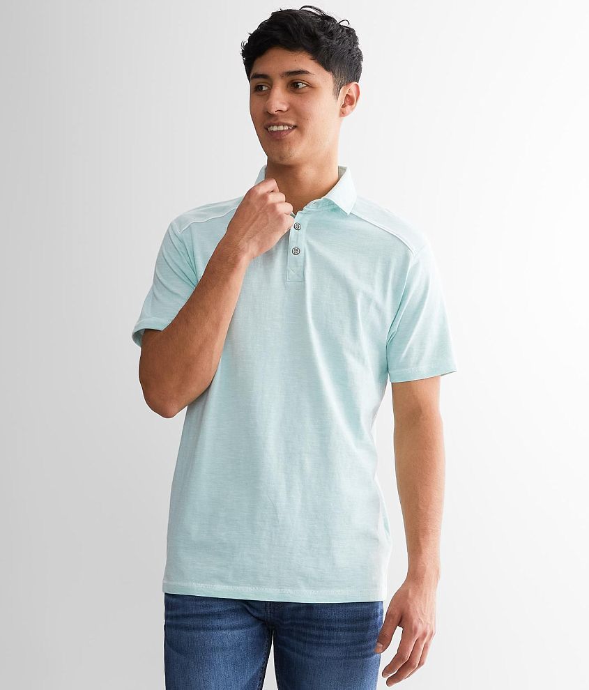 BKE Slub Knit Polo front view