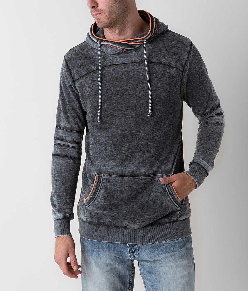 Buckle Black Washed Sweatshirt front view