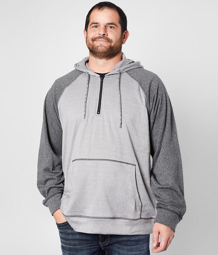 BKE Quarter Zip Hoodie - Big & Tall front view