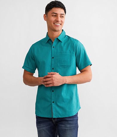 Departwest Oxford Stretch Shirt front view