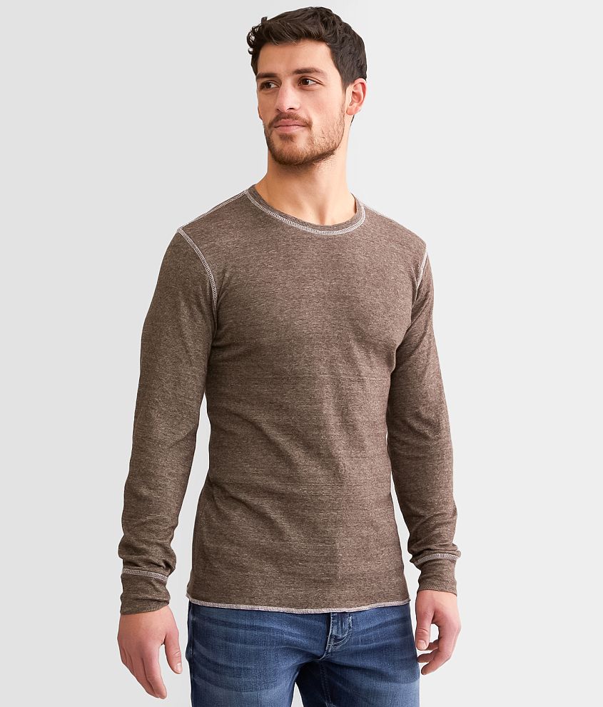 Reclaim Drop Needle Thermal - Men's T-Shirts in Brown | Buckle