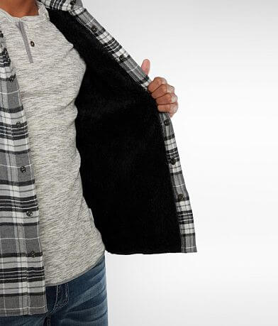 BKE Plaid Flannel Shirt Jacket MISC_DETAIL_1