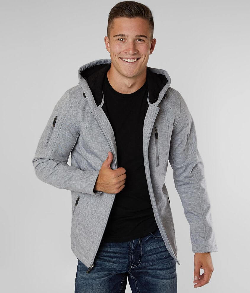 BKE Softshell Hooded Jacket front view