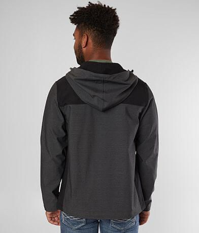BKE Ripstop Softshell Hooded Jacket back view