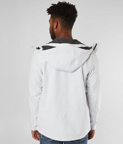 BKE Solid Softshell Hooded Jacket BACK