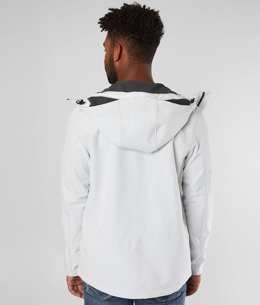 Solid Softshell Hooded Jacket