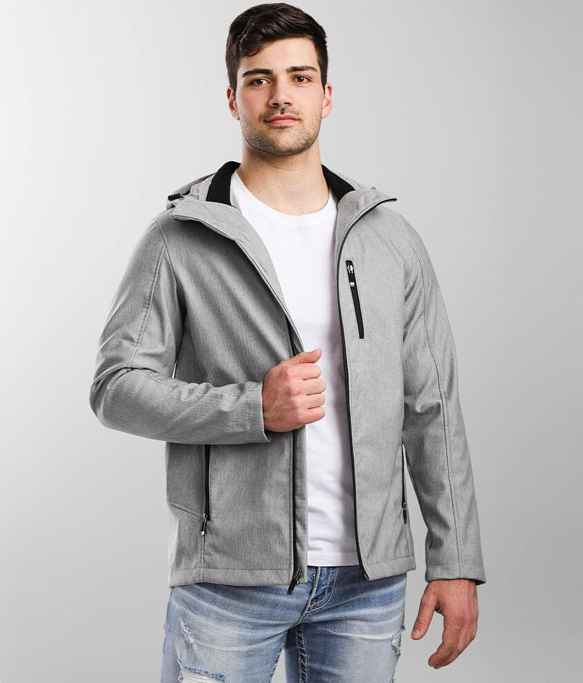 BKE Softshell Hooded Jacket front view