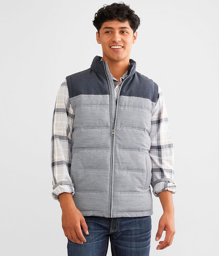 Marled Puffer Vest