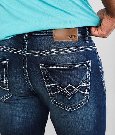 BKE Tyler Boot Stretch Jean back pocket view