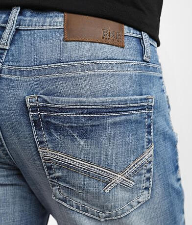 BKE Jake Straight Stretch Jean back pocket view