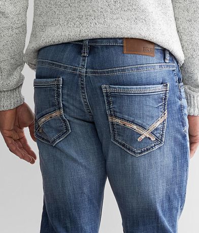 BKE Jake Straight Stretch Jean back pocket view