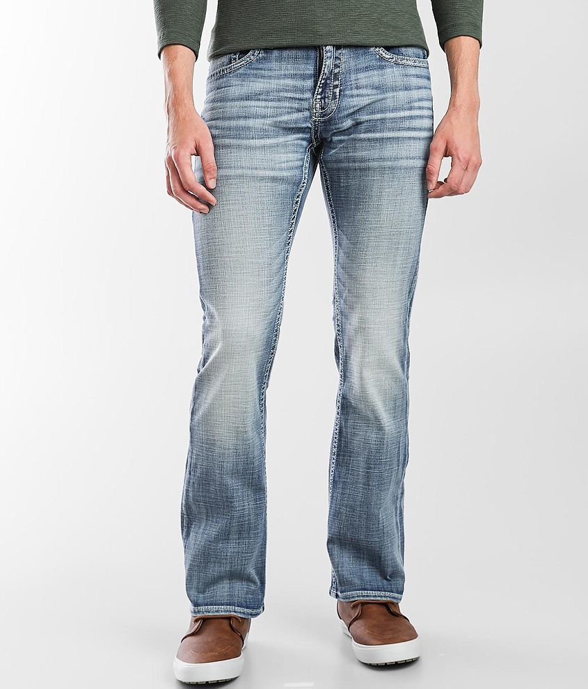 BKE Aiden Boot Stretch Jean Men's Jeans in Center Buckle