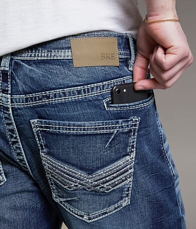 BKE Tyler Stretch Jean back pocket view