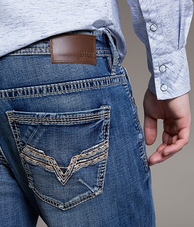 BKE Jake Straight Stretch Jean back pocket view