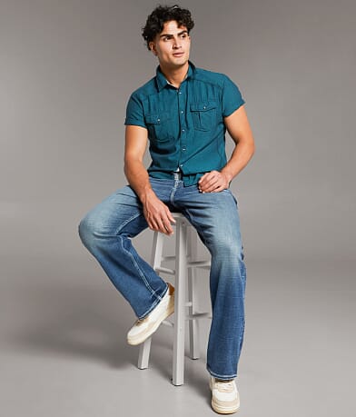 BKE Seth Straight Stretch Jean front view