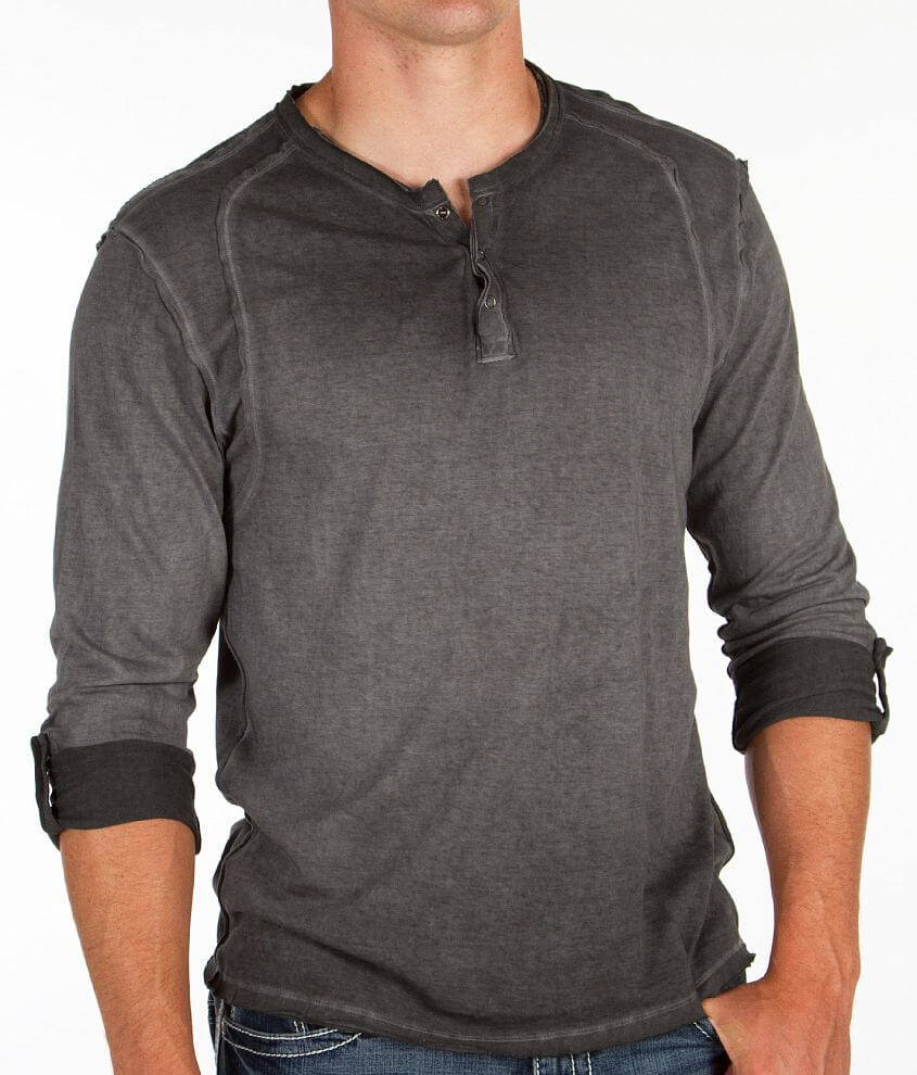 Buckle Black Winding Henley front view