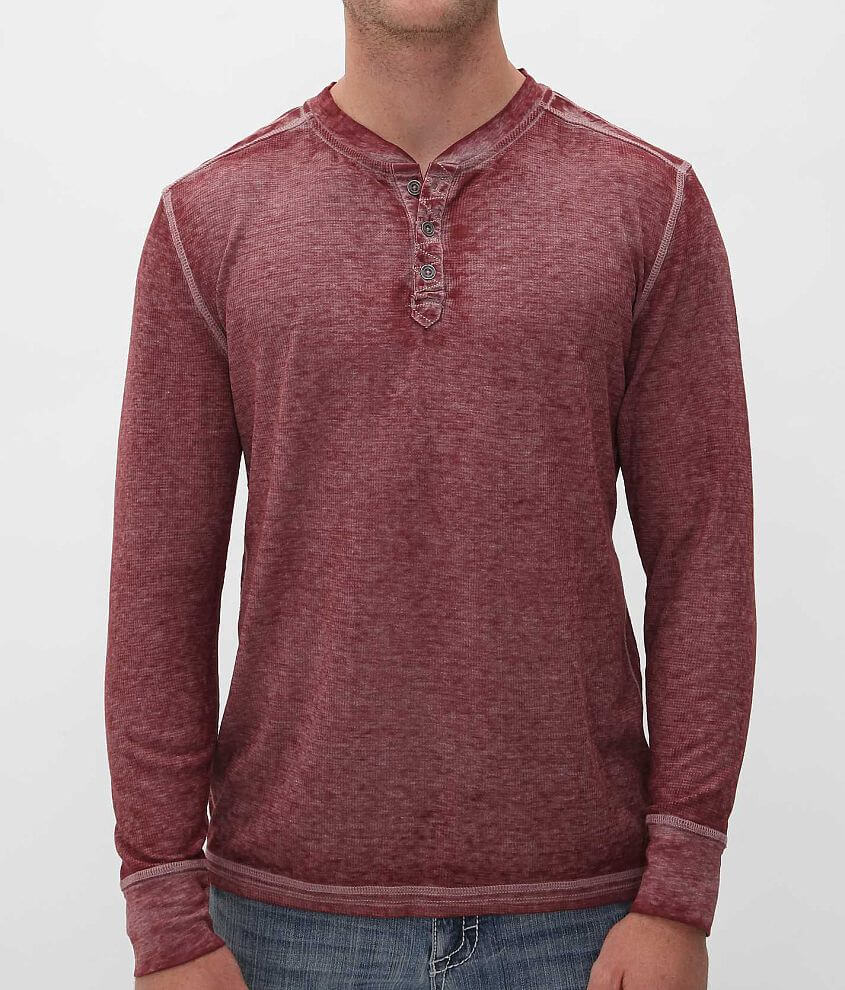 Lucky Brand Long Sleeve Thermal Henley T-Shirt