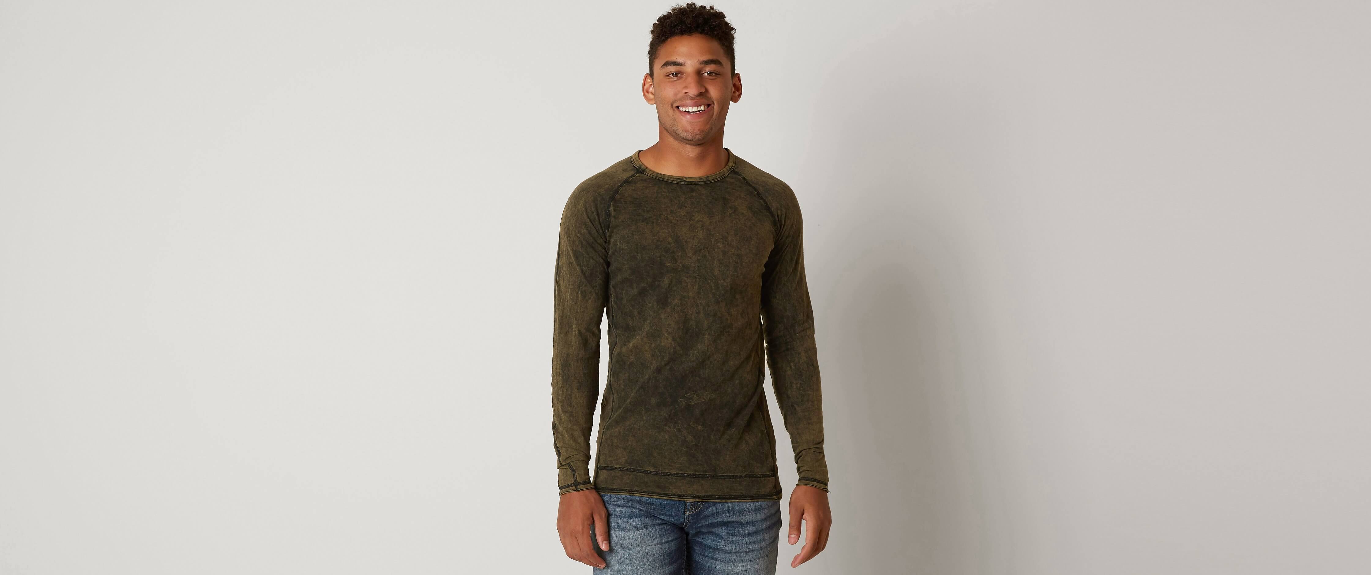 Image of Buckle Black Acid Wash T-Shirt