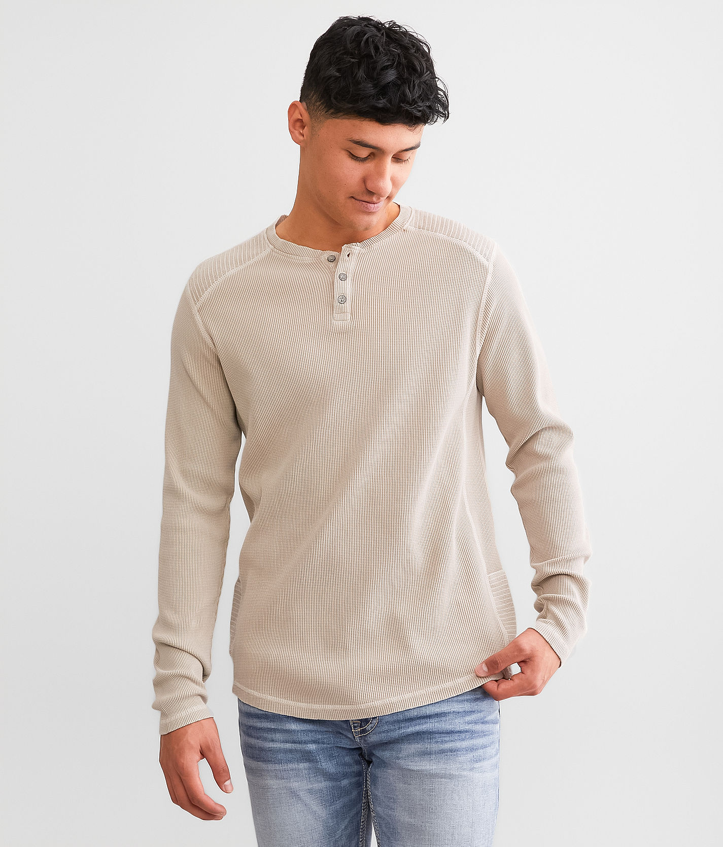 Waffle Knit Henley - The Most Versatile Shirt