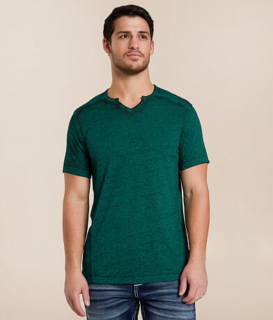 Buckle Black Burnout T-Shirt front view