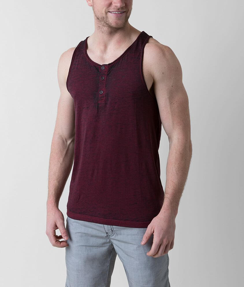 Buckle Black After Earth Henley Tank front view