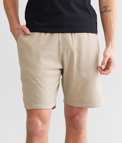 Buckle Black Burnout Lounge Short front view