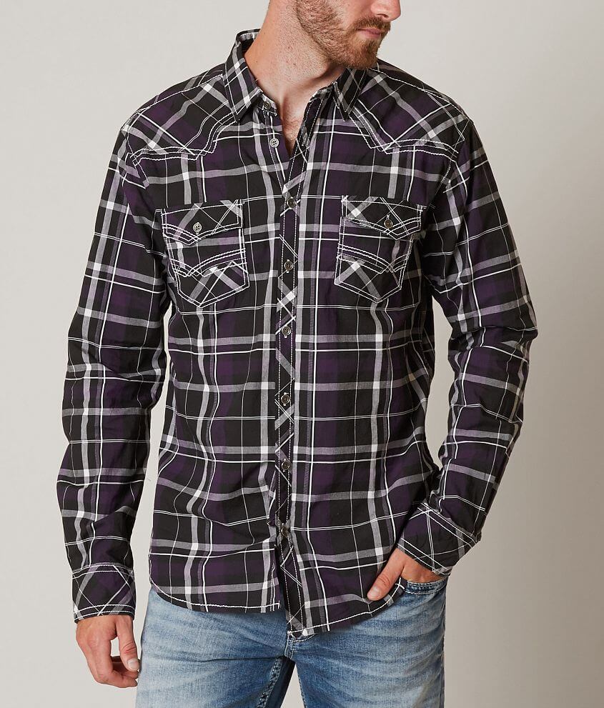 Buckle Black Wouldn&#39;t Run Stretch Shirt front view