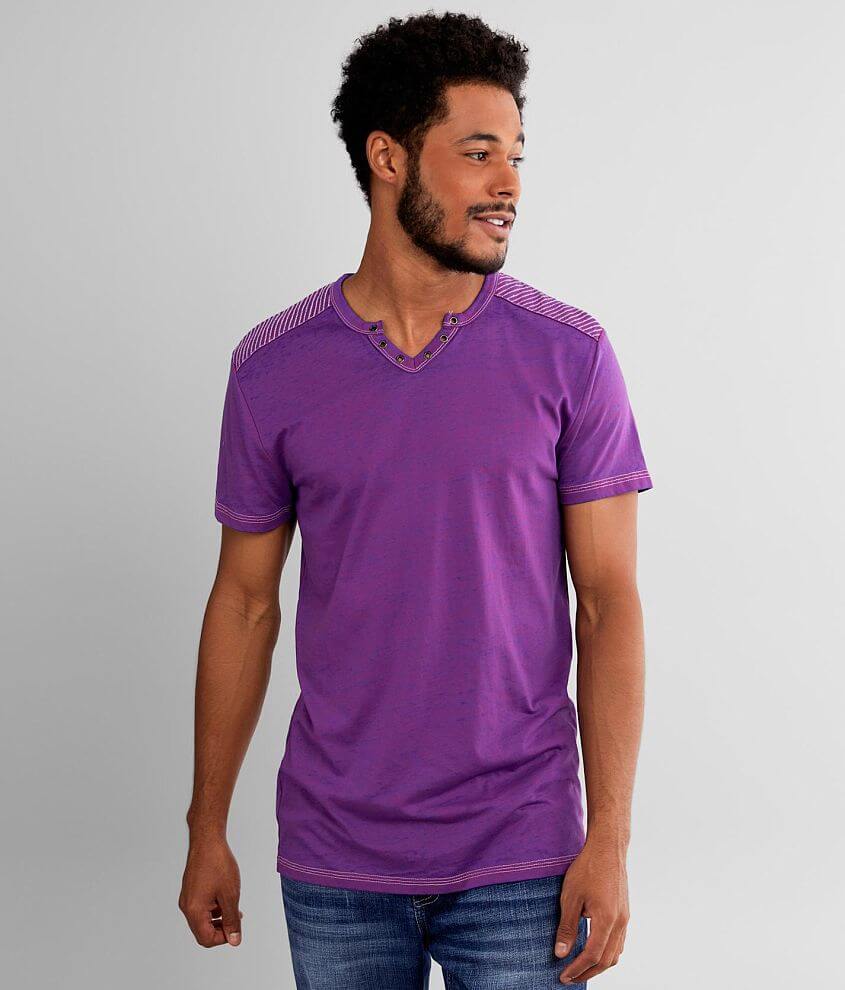 Buckle Black Nights Burnout TShirt Men's TShirts in Purple Opulence