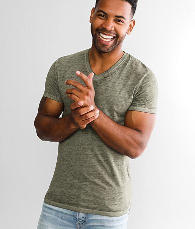 Buckle Black Burnout T-Shirt front view