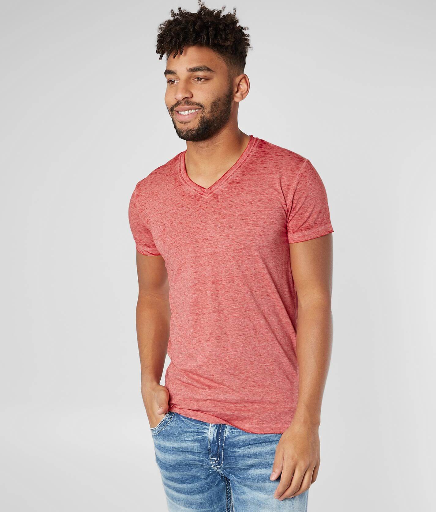black and red mens t shirt