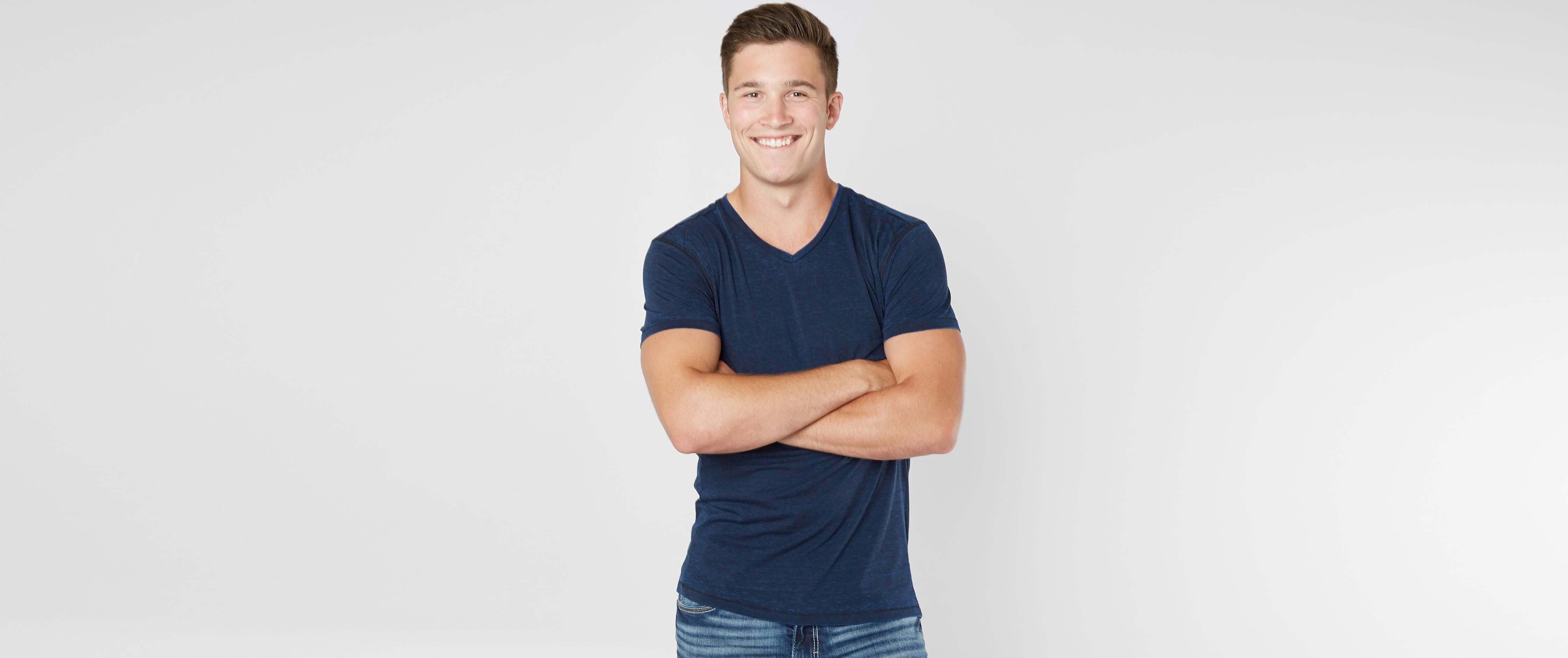 Image of Buckle Black Burnout T-Shirt