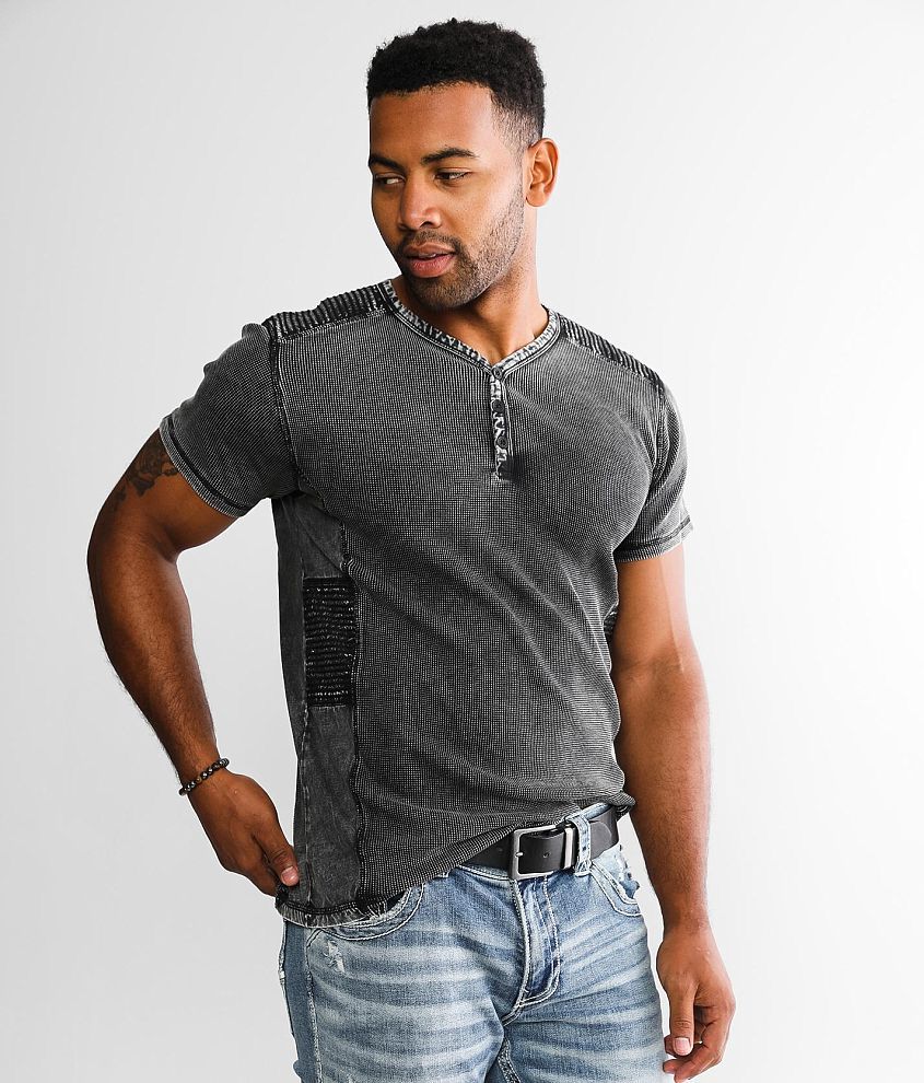 Acid Washed Thermal Henley