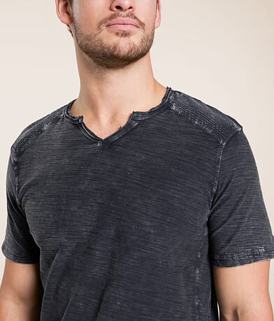 Buckle Black Slub Knit T-Shirt MISC_DETAIL_1