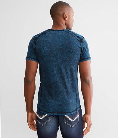 Buckle Black Acid Wash T-Shirt back view