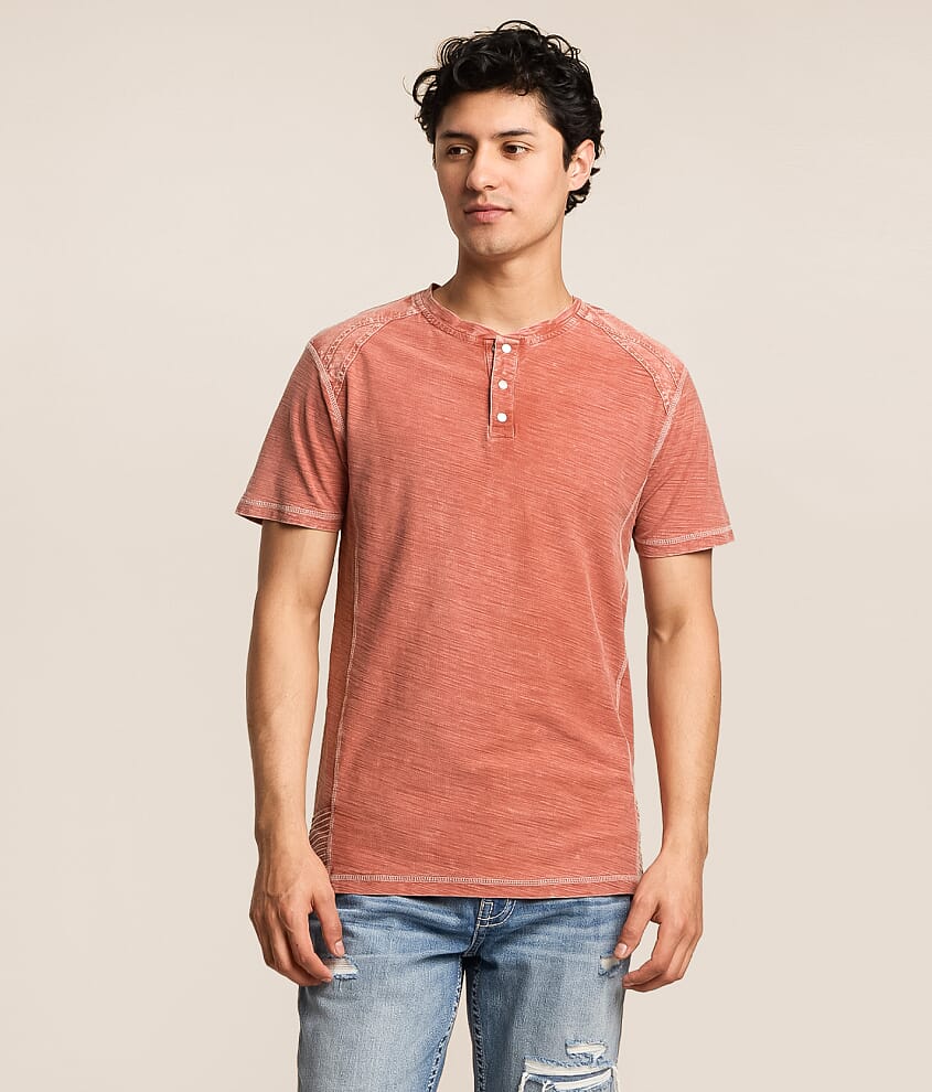 Washed Slub Henley