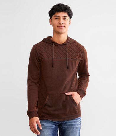 Buckle Black Thermal Henley - Men's T-Shirts in Black Tobacco